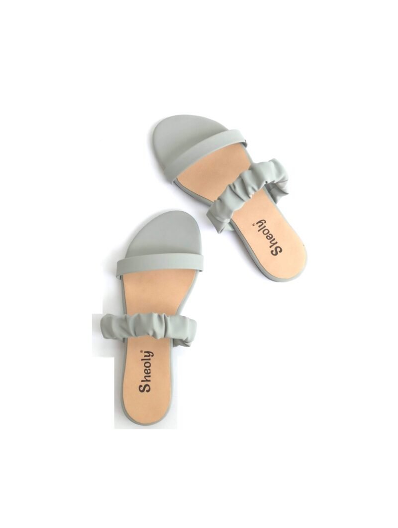Sheoly Folding Strap Flat Sandals