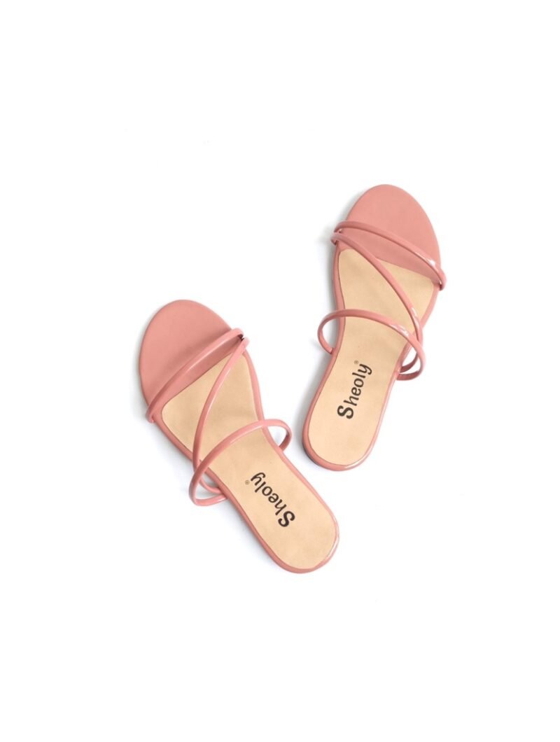 Sheoly Coral Multi-Strap Flat Sandals for Women